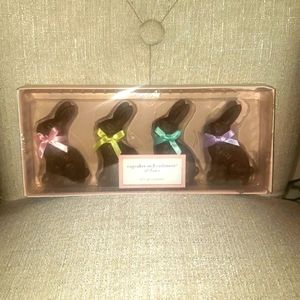 NEW-Cupcakes and Cashmere chocolate bunnies